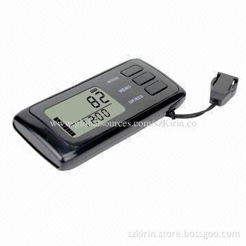 High-accuracy 3D Sensor Pedometer, Works Accurately at Any Direction, Records Step/Distance/Calory